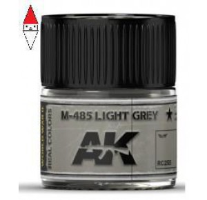 , , , ACRILICO MODELLISMO AK INTERACTIVE M-485 LIGHT GREY 10ML