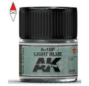 , , , ACRILICO MODELLISMO AK INTERACTIVE A-18F LIGHT GREY-BLUE 10ML