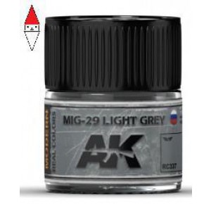 , , , ACRILICO MODELLISMO AK INTERACTIVE MIG-29 LIGHT GREY 10ML