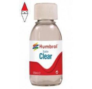 , , , SMALTO MODELLISMO HUMBROL CLEAR - SATIN - 125ML - NEW