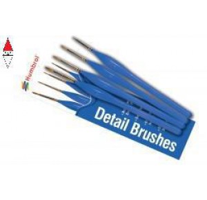 , , , HUMBROL BRUSH PACK - DETAIL ERGONOMIC HANDLE 00. 0. 1. 2