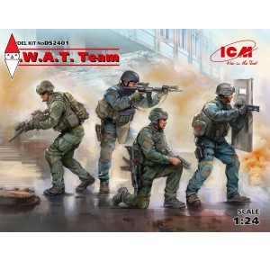 , , , ICM 1/24 S.W.A.T. TEAM (4 FIGURES)
