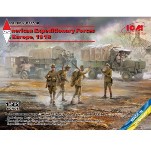 , , , ICM 1/35 AMERICAN EXPEDITIONARY FORCES IN EUROPE 1918