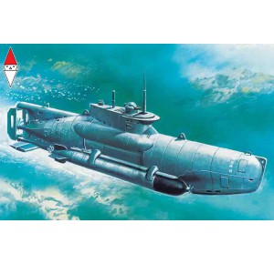 , , , ICM 1/350 U-BOAT TYPE XXVIIB SEEHUND (LATE) WWII GERMAN MIDGET SUBMARINE