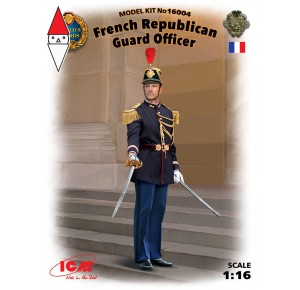 , , , ICM 1/16 FRENCH REPUBLICAN GUARD OFFICER (NEW MOLDS)