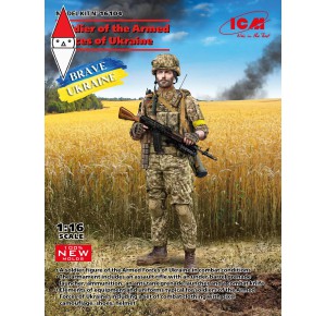 , , , ICM 1/16 SOLDIER OF THE ARMED FORCES OF UKRAINE (NEW MOLDS)