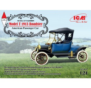 , , , ICM 1/24 MODEL T 1912 ROADSTER AMERICAN PASSENGER CAR