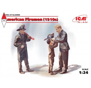 , , , ICM 1/24 AMERICAN FIREMEN (1910S) (2 FIGURES)  (NEW MOLDS)