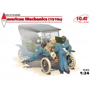 , , , ICM 1/24 AMERICAN MECHANICS (1910S) (3 FIGURES) (NEW MOLDS)