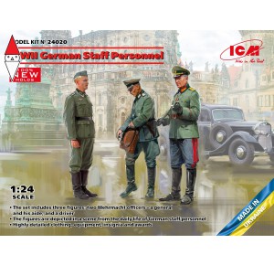 , , , ICM 1/24 WWII GERMAN STAFF PERSONNEL (NEW MOLDS)
