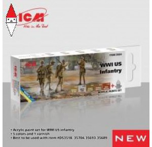 , , , ACRILICO MODELLISMO ICM ACRYLIC PAINT SET FOR PILOTS OF THE SOVIET AIR FORCE