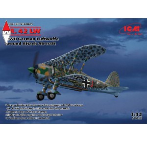 , , , ICM 1/32 CR. 42 LW  WWII GERMAN LUFTWAFFE GROUND ATTACK AIRCRAFT (NEW MOLDS)