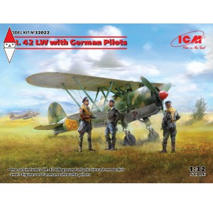 , , , ICM 1/32 CR. 42 LW WITH GERMAN PILOTS