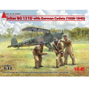 , , , ICM 1/32 BUCKER BU 131D WITH GERMAN CADETS (1939-1945)