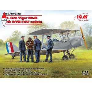 , , , ICM 1/32 DH. 82A TIGER MOTH WITH WWII RAF CADETS