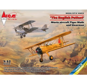 , , , ICM 1/32 THE ENGLISH PATIENT MOVIE AIRCRAFT TIGER MOTH AND STEARMAN