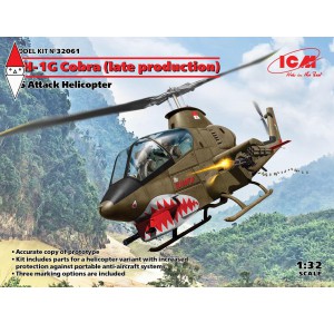 , , , ICM 1/32 AH-1G COBRA (LATE PRODUCTION) US ATTACK HELICOPTER