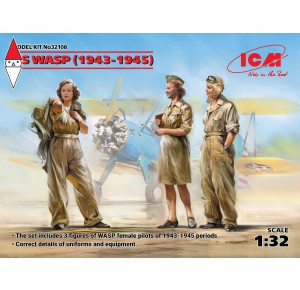 , , , ICM 1/32 US WASP (1943-1945) (3 FIGURES) (NEW MOLDS)