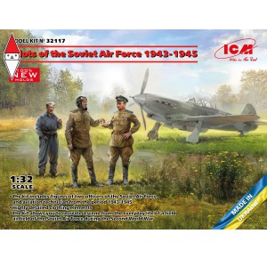, , , ICM 1/32 PILOTS OF THE SOVIET AIR FORCE 1943-1945 (NEW MOLDS)