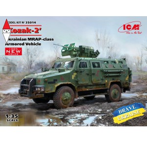 , , , ICM 1/35 KOZAK-2 UKRAINIAN MRAP-CLASS ARMORED VEHICLE (NEW MOLDS)