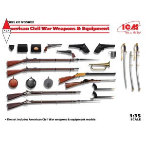 , , , ICM 1/35 AMERICAN CIVIL WAR WEAPONS AND EQUIPMENT