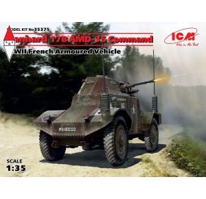 , , , ICM 1/35 PANHARD 178 AMD-35 COMMAND WWII FRENCH ARMOURED VEHICLE