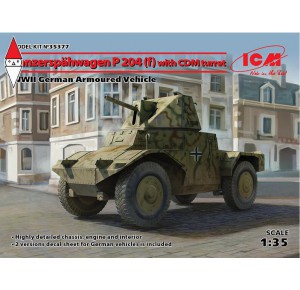 , , , ICM 1/35 PANZERSPAHWAGEN P 204 (F) WITH CDM TURRET WWII GERMAN ARMOURED VEHICLE