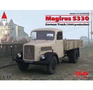 , , , ICM 1/35 MAGIRUS S330 GERMAN TRUCK (1949 PRODUCTION) (NEW MOLDS)