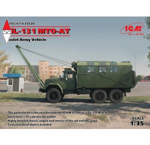 , , , ICM 1/35 ZIL-131 MTO-AT SOVIET RECOVERY TRUCK