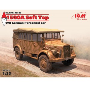 , , , ICM 1/35 L1500A SOFT TOP WWII GERMAN PERSONNEL CAR