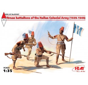, , , ICM 1/35 ERITREAN BATTALIONS OF THE ITALIAN COLONIAL ARMY (1939-1940)