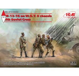 , , , ICM 1/35 BM-13-16 ON W.O.T. 8 CHASSIS WITH SOVIET CREW