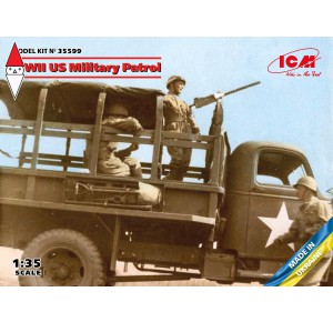 , , , ICM 1/35 WWII US MILITARY PATROL (G7107 WITH MG M1919A4)