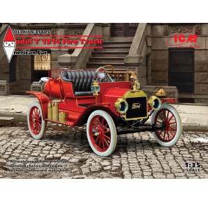 , , , ICM 1/35 MODEL T 1914 FIRE TRUCK AMERICAN CAR