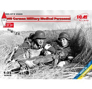 , , , ICM 1/35 WWII GERMAN MILITARY MEDICAL PERSONNEL (NEW MOLDS)