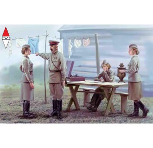 , , , ICM 1/35 SOVIET MILITARY SERVICEWOMEN (1939-1942) (4 FIGURES)