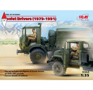 , , , ICM 1/35 SOVIET DRIVERS (1979-1991) (2 FIGURES) (NEW MOLDS)