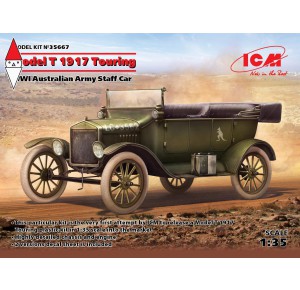 , , , ICM 1/35 MODEL T 1917 TOURING WWI AUSTRALIAN ARMY STAFF CAR