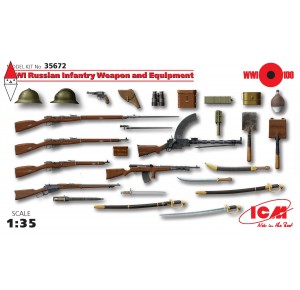 , , , ICM 1/35 WWI RUSSIAN INFANTRY WEAPON AND EQUIPMENT