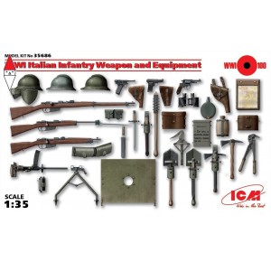 , , , ICM 1/35 WWI ITALIAN INFANTRY WEAPON AND EQUIPMENT