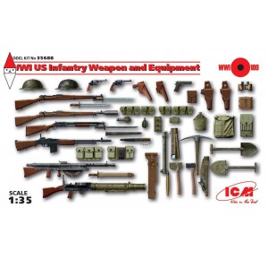 , , , ICM 1/35 WWI US INFANTRY WEAPON AND EQUIPMENT