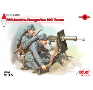 , , , ICM 1/35 WWI AUSTRO-HUNGARIAN MG TEAM (2 FIGURES) (NEW MOLDS)