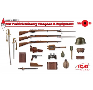 , , , ICM 1/35 WWI TURKICH INFANTRY WEAPONS AND EQUIPMENT (NEW MOLDS)
