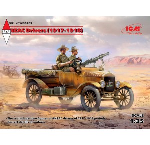 , , , ICM 1/35 ANZAC DRIVERS (1917-1918) (2 FIGURES) (NEW MOLDS)