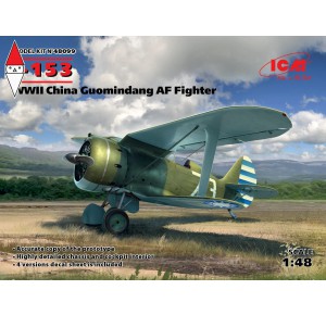 , , , ICM 1/48 I-153 WWII CHINA GUOMINDANG AF FIGHTER