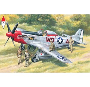 , , , ICM 1/48 MUSTANG P-51D WITH USAAF PILOTS AND GROUND PERSONNEL