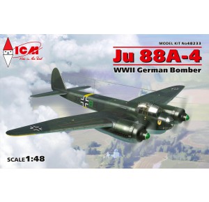 , , , ICM 1/48 JU 88A-4 WWII GERMAN BOMBER