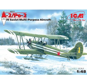 , , , ICM 1/48 U-2/PO-2 WWII SOVIET MULTI-PURPOSE AIRCRAFT