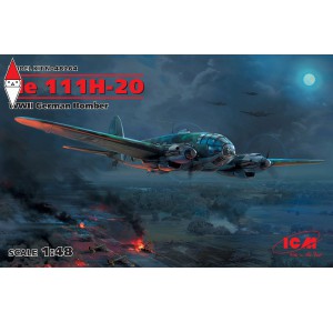 , , , ICM 1/48 HE 111H-20 WWII GERMAN BOMBER