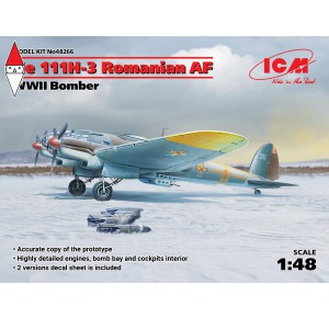 , , , ICM 1/48 HE 111H-3 ROMANIAN AF WWII BOMBER